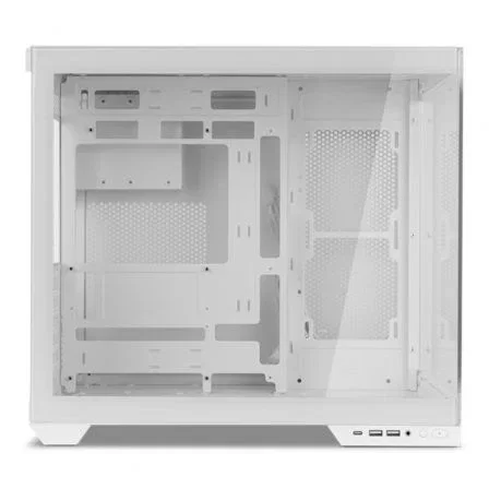 Nox Caja Gaming Semitorre Nox Hummer Astra Neo Blanca con Cristal Templado Panorámico Frameless, Compatible ATX, Gráficas 400mm, 9 Ventiladores